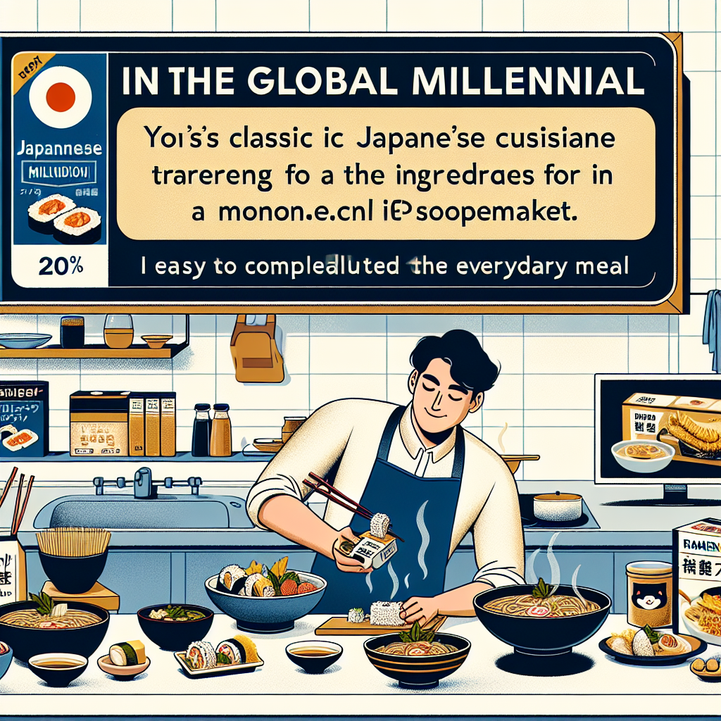 Japanese Cuisine: Cooking Classics for the Global Millennial